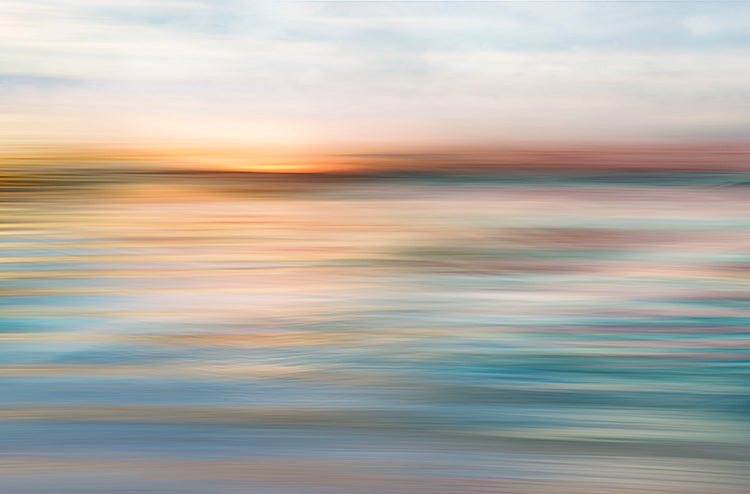 beach sunset artwork