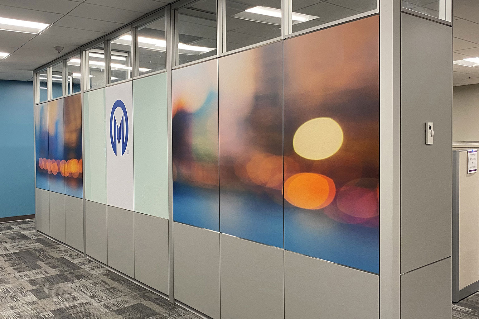 Artwork For Office Walls Large Scale Art Mural Angela Cameron