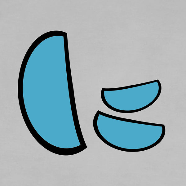 Contemporary Blue Art Shapes