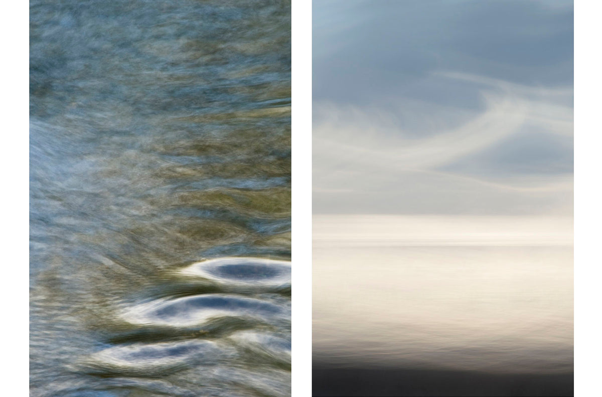 A Place Of Quiet | Diptych Ocean Art– Angela Cameron