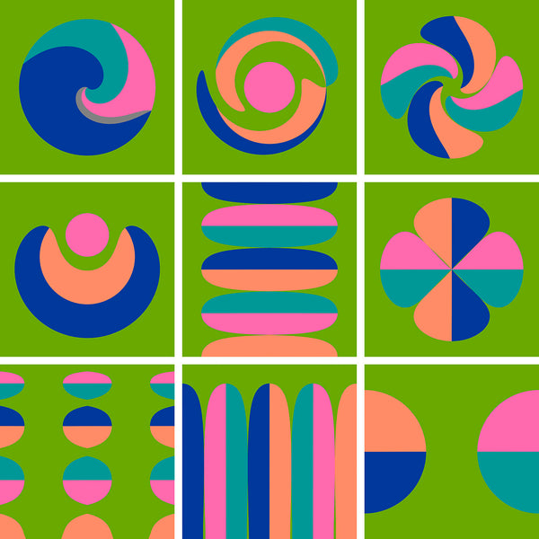 colourful art series