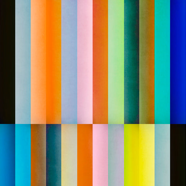abstract bar code art
