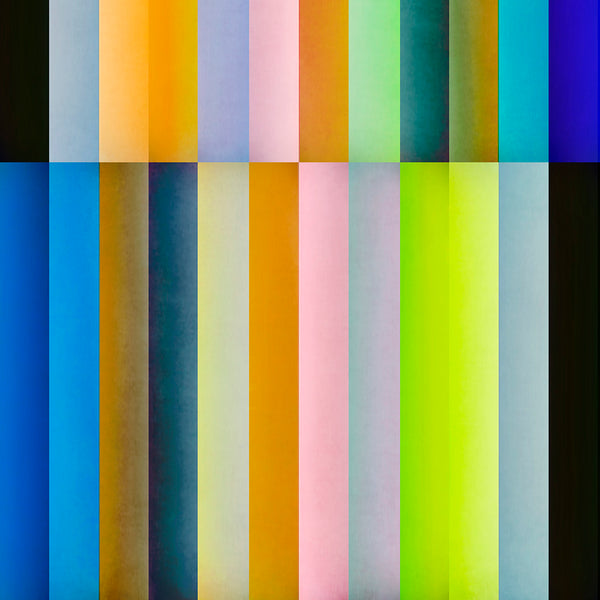abstract bar code artwork