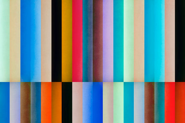contemporary striped art