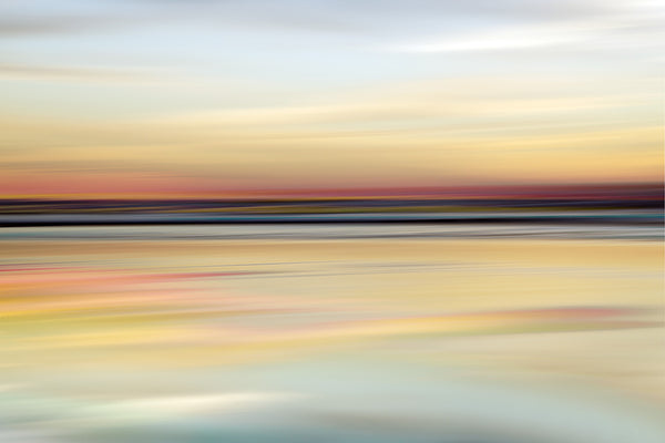 pacific ocean beach at sunset