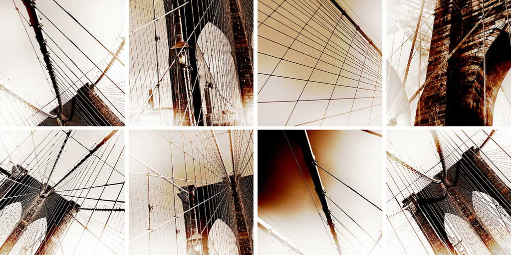 brooklyn bridge abstract art