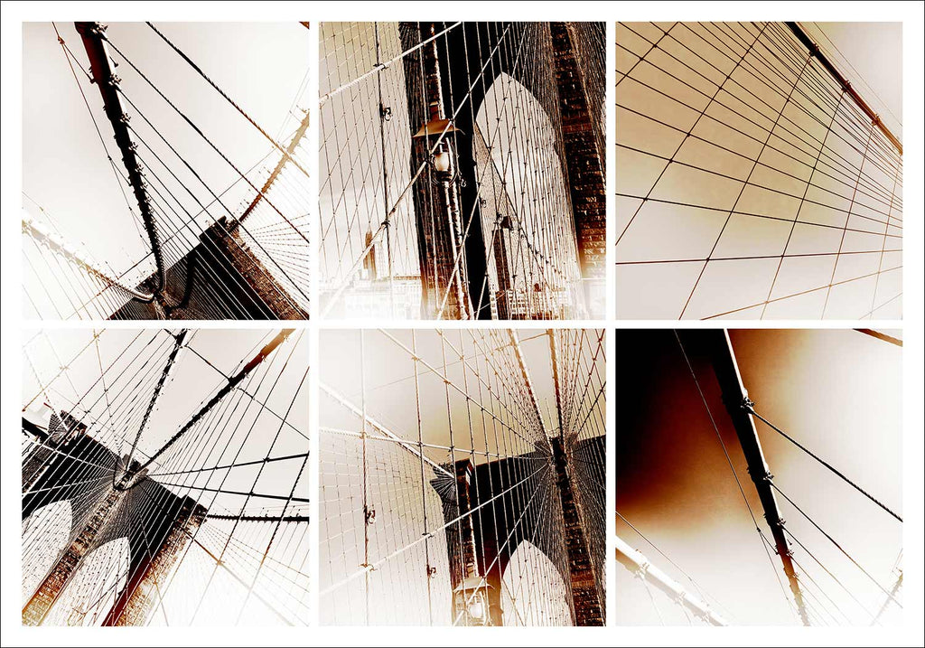 brooklyn bridge abstract art