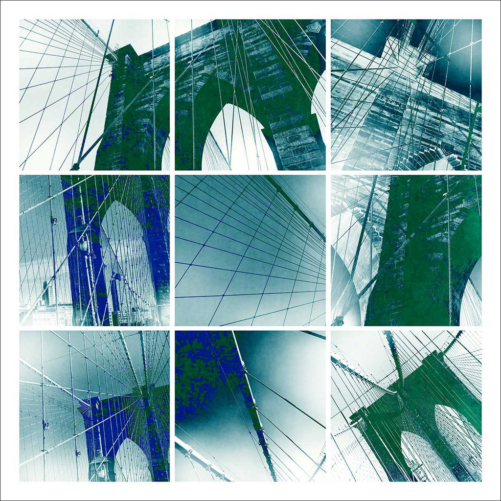 brooklyn bridge abstract artwork