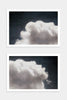 cloud diptych art print