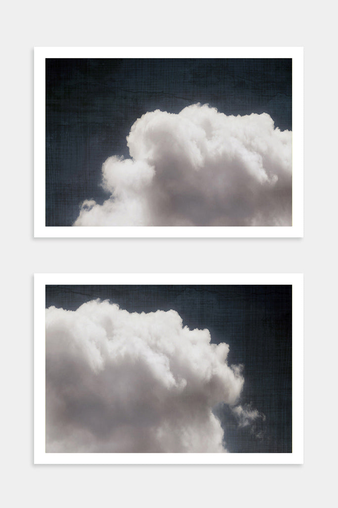 cloud art diptych
