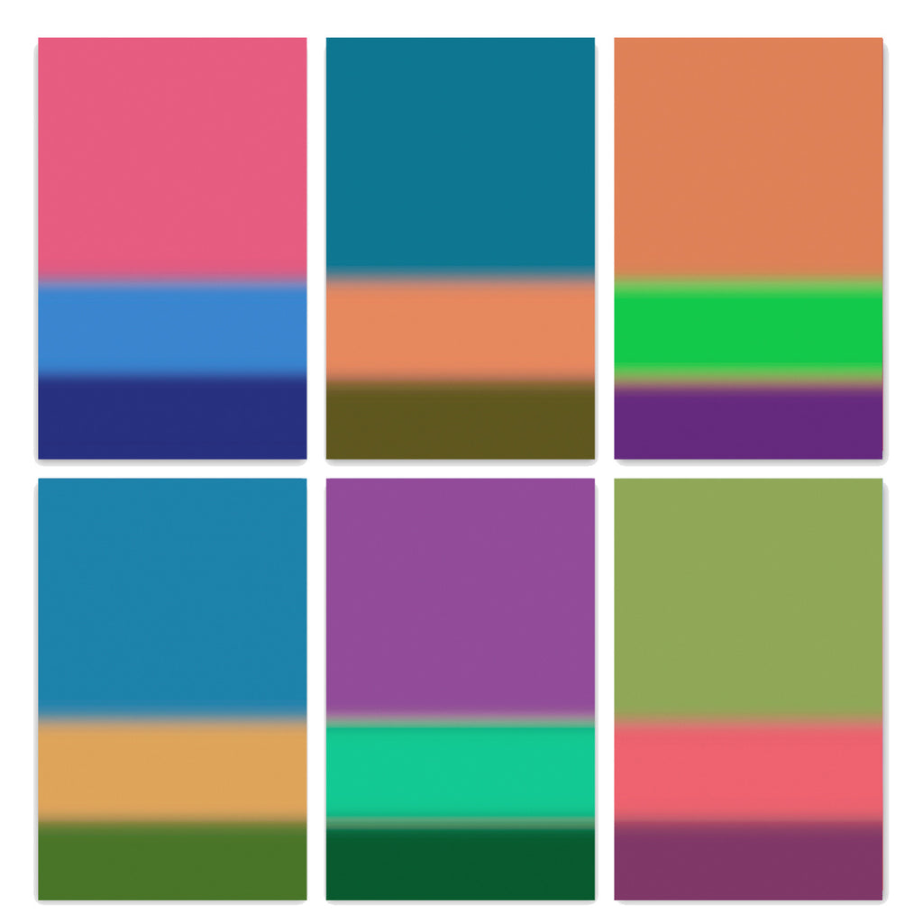 Colour Theory 6 Piece Art