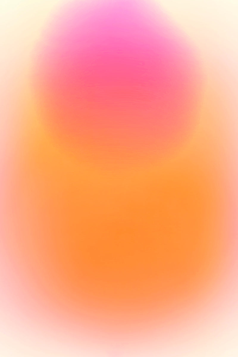 digital color artwork in orange and pink