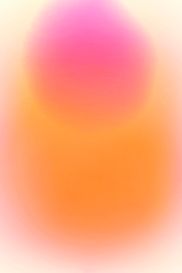 digital color artwork in orange and pink