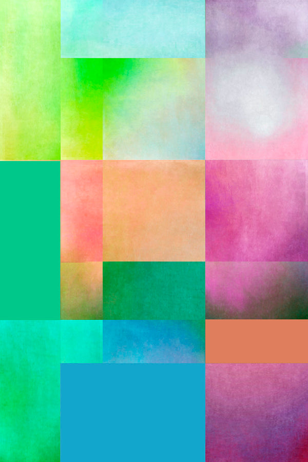 Colorful sky art collage