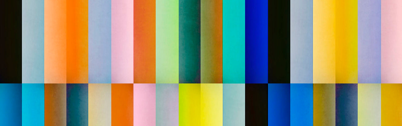 Contemporary Artwork Colorful Stripes