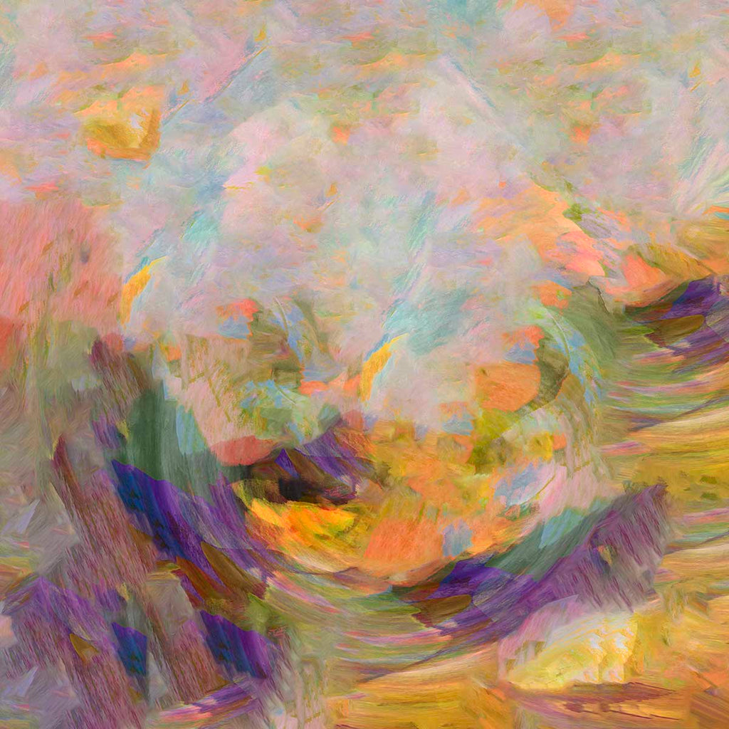 abstract flower garden art