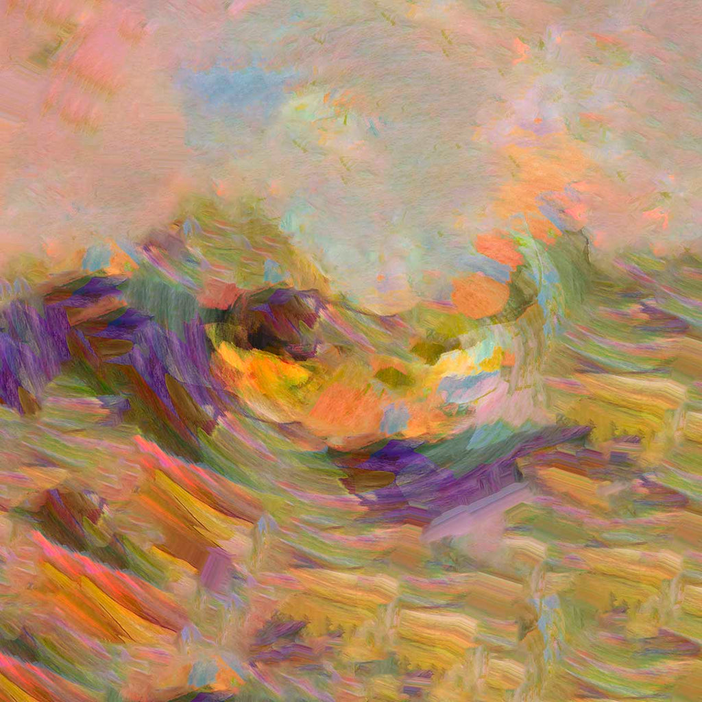 abstract garden art work