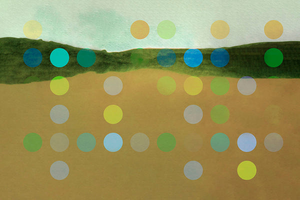 landscape circle artwork