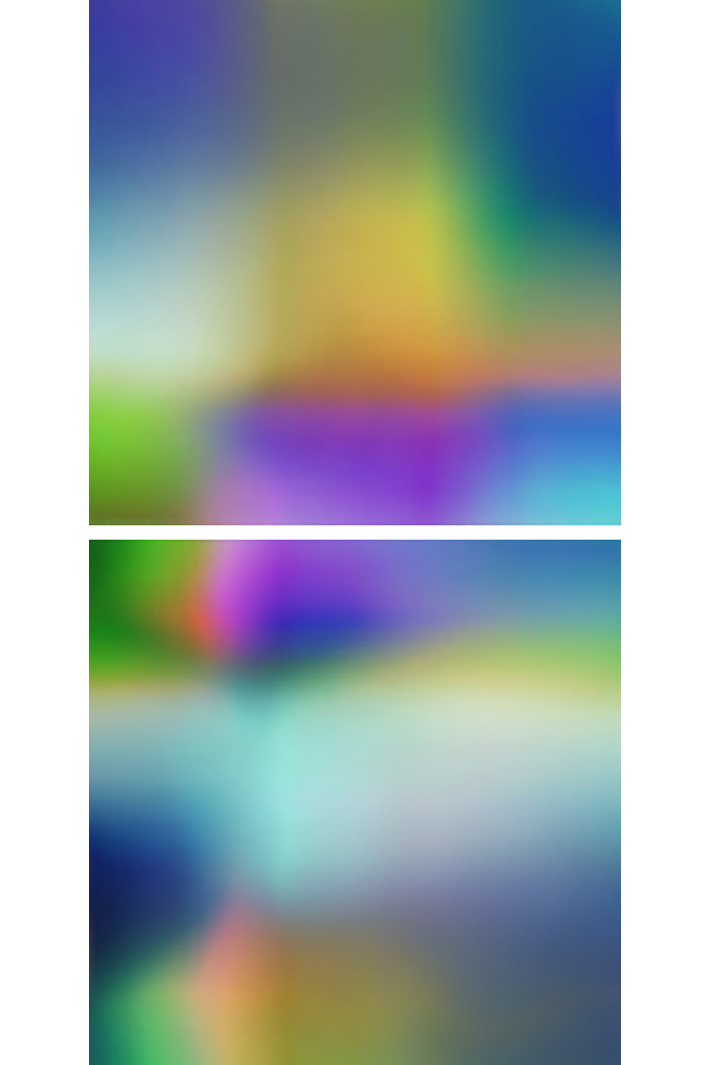 abstract diptych art