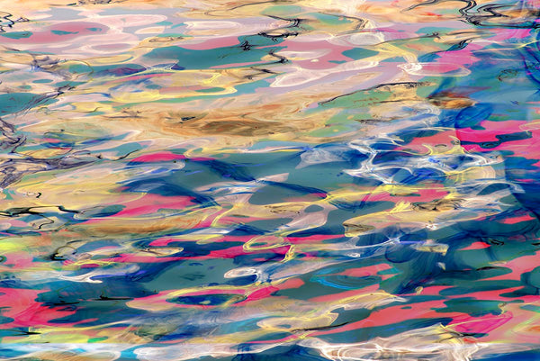 colorful water reflection artwork