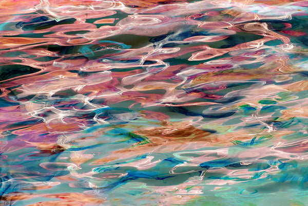Coloful water reflection artwork