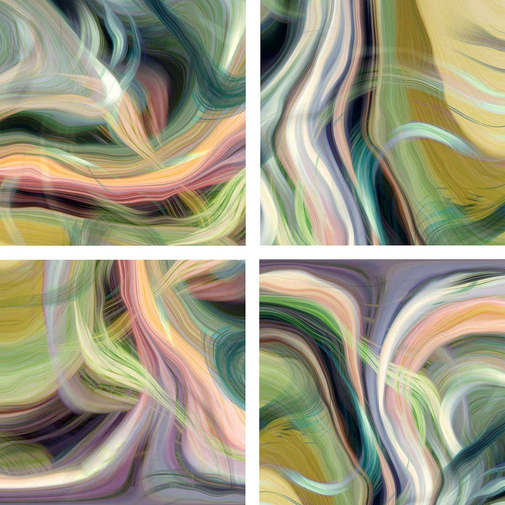 abstract layered art