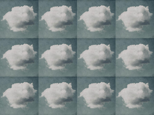 abstract cloud print