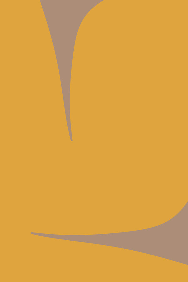 Contemporary yellow artwork