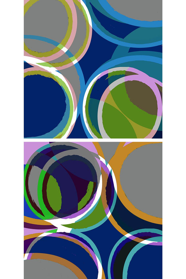 abstract art blue
