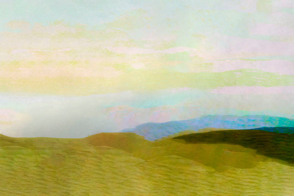 gold lake landscape artwork