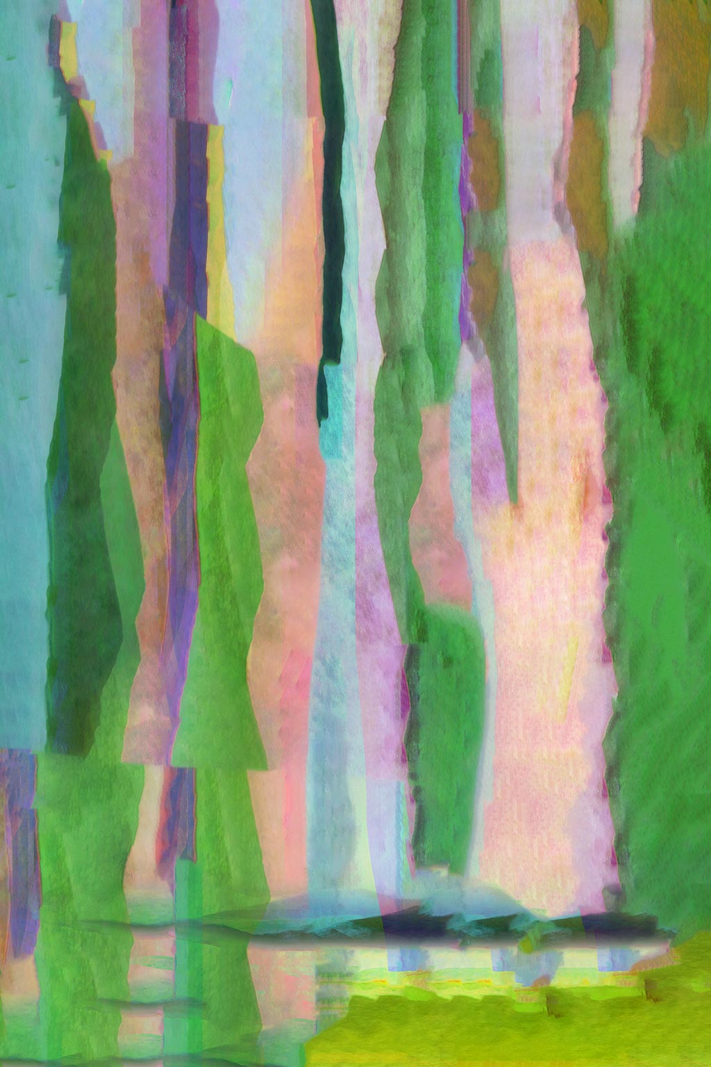 abstract tree artwork