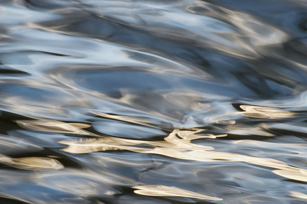 abstract water artwork reflections on the surface of the sea