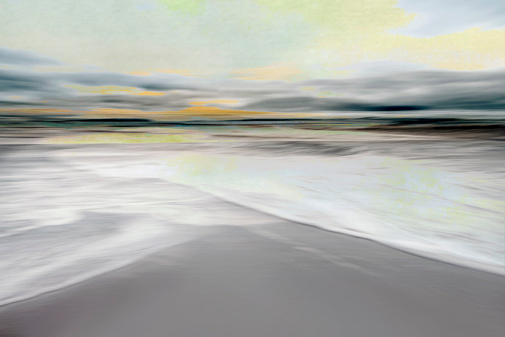 abstract beach art