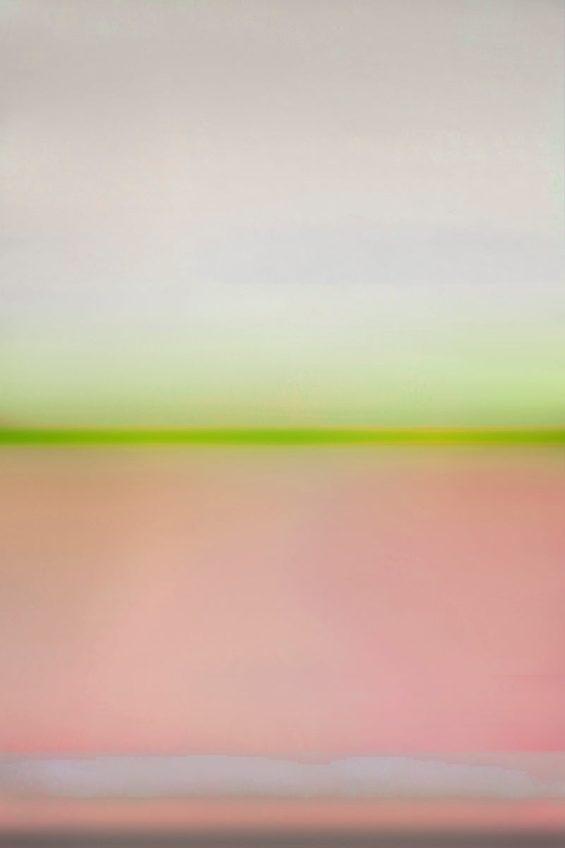 abstract landscape art in pastel colour