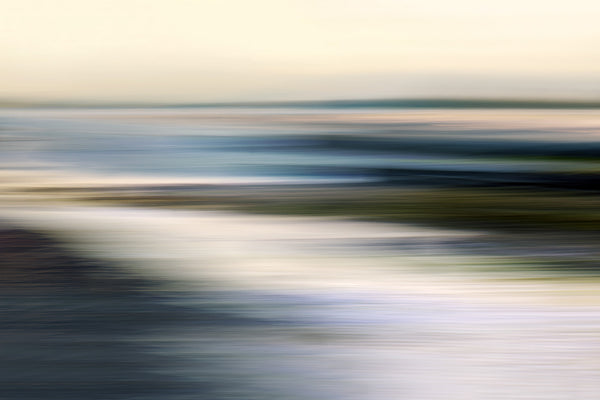 colorful seascape art in jewel toned colour