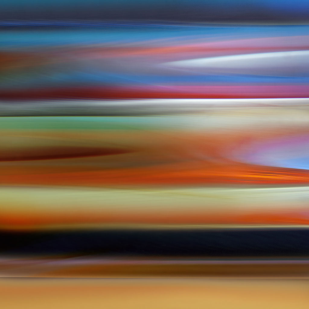 colourful landscape abstract photograph