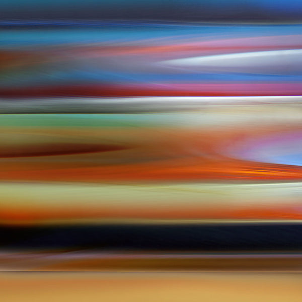 colourful landscape abstract photograph