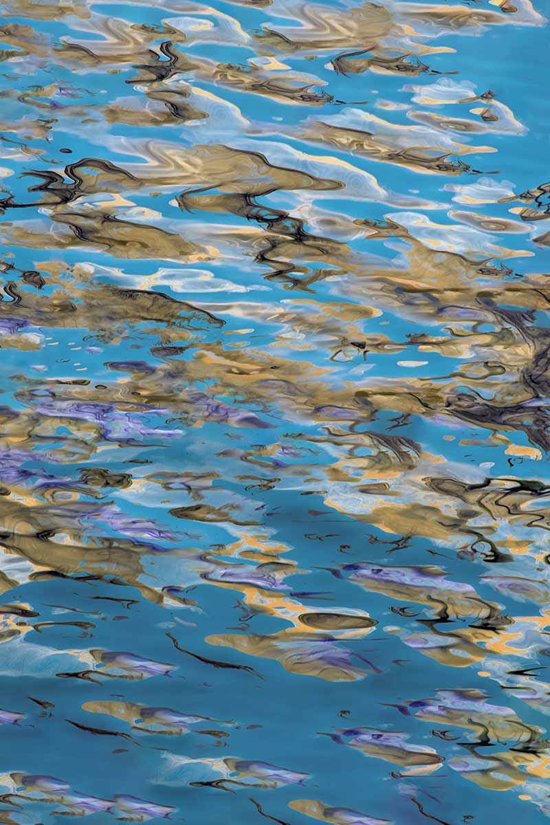 ocean water reflection artwork