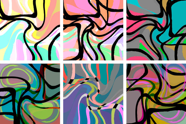 digital colorful abstract art