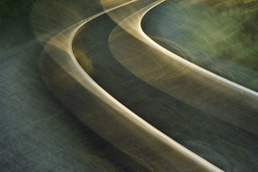 abstract photograph of motion in a landscape