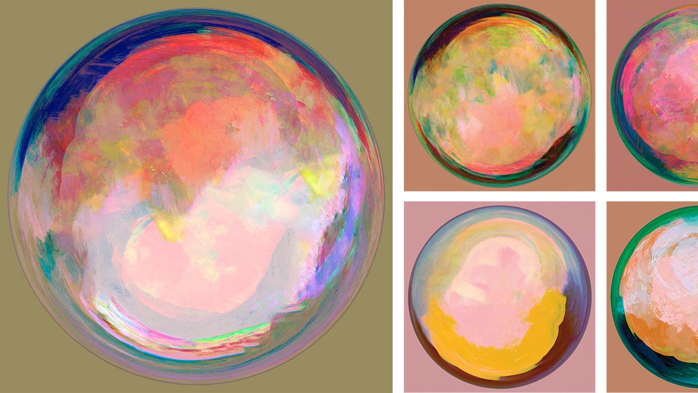 Global Artwork in Spherical Shape