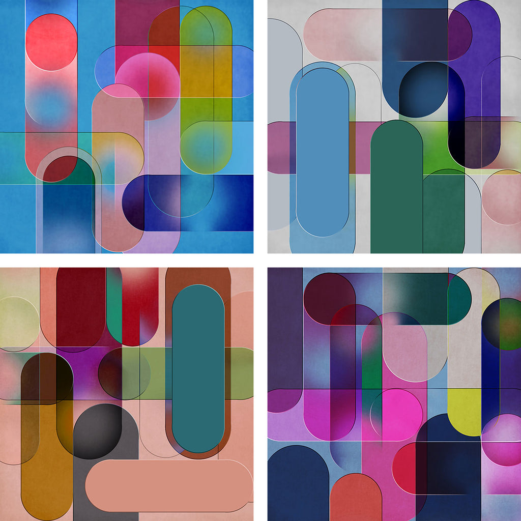 abstract oblong art
