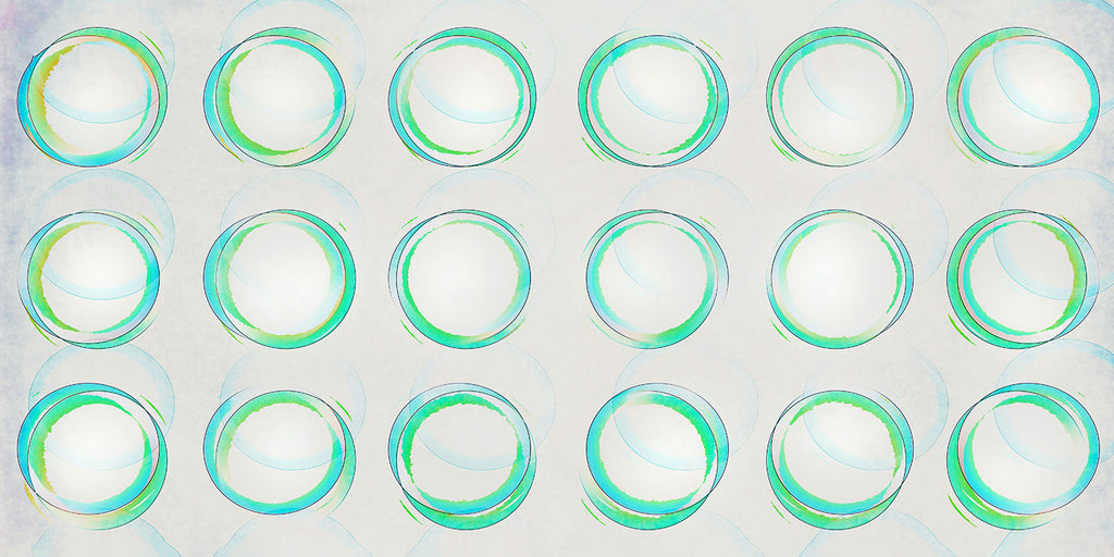 modern circles art