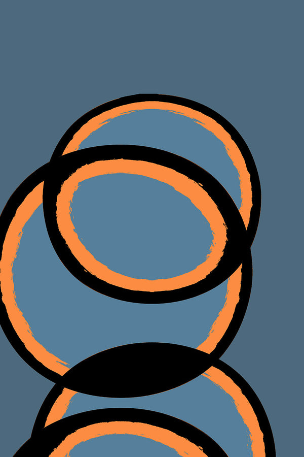 Orange Circle Art