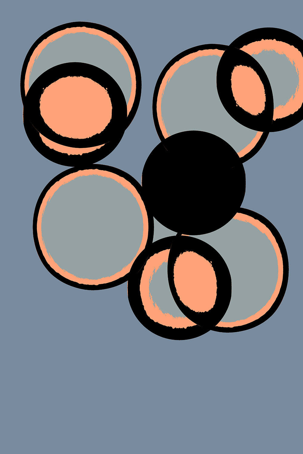 Orange Circle Artwork 