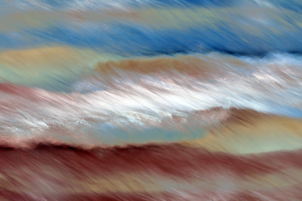 white red blue art