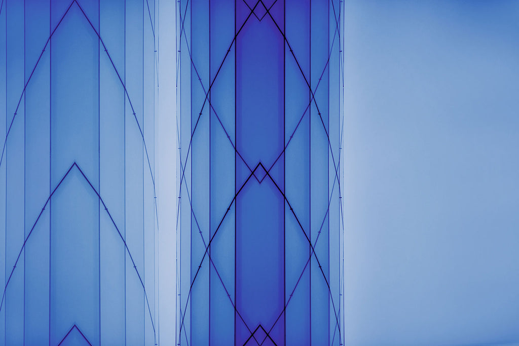 blue abstract artwork