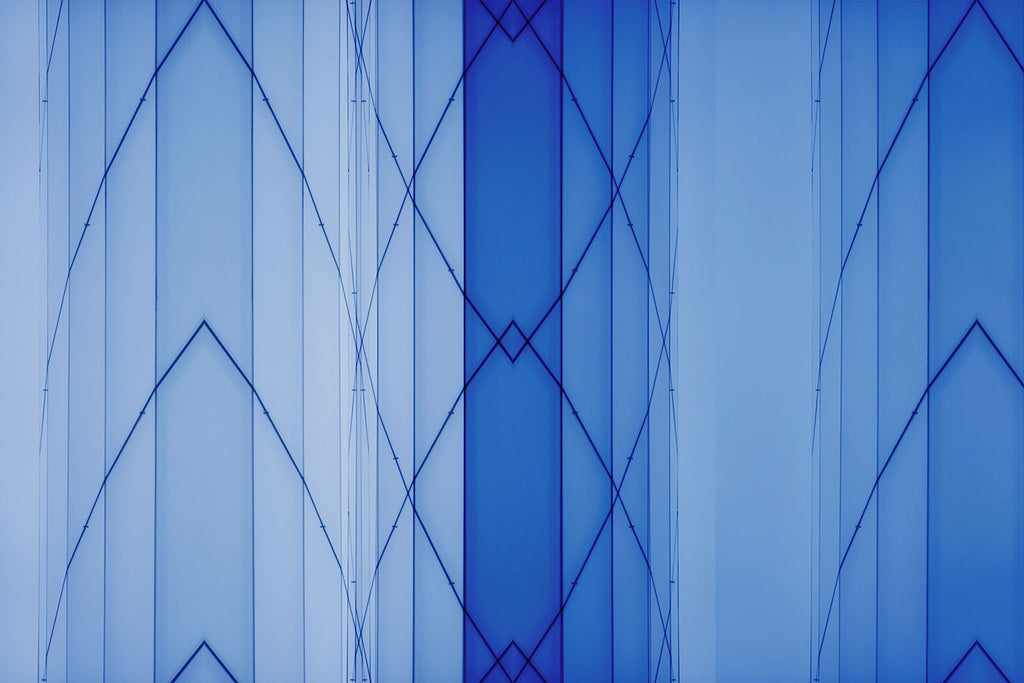 blue architecture art