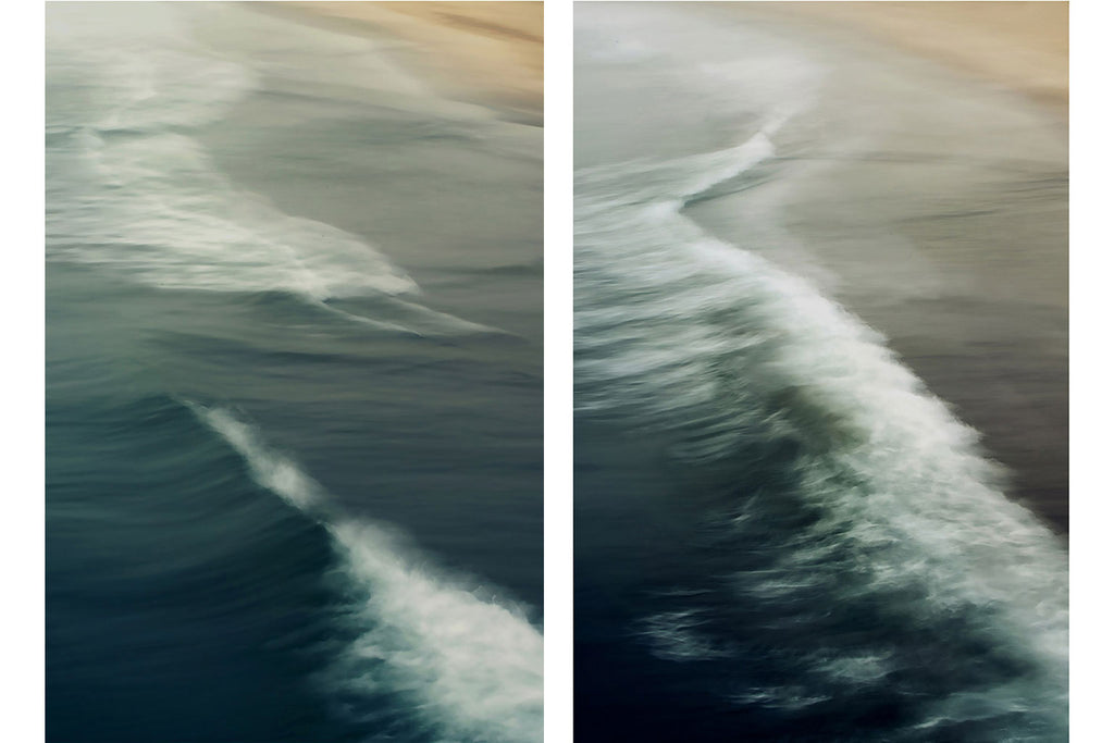 diptych beach art