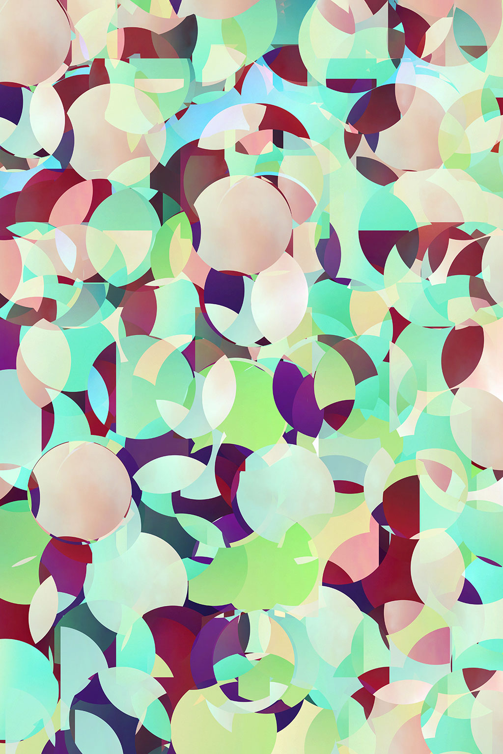 bright abstract wall art
